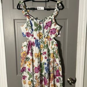 Style and company floral cutout dress